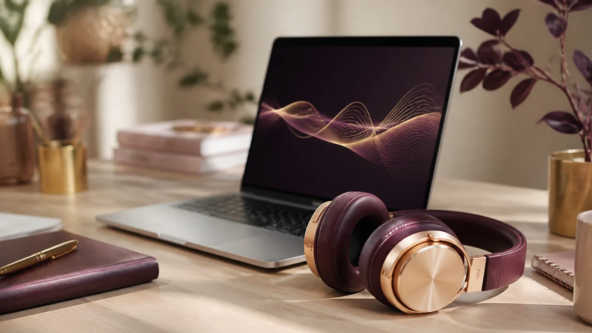 Casque audio et clavier pour la transcription et la relecture