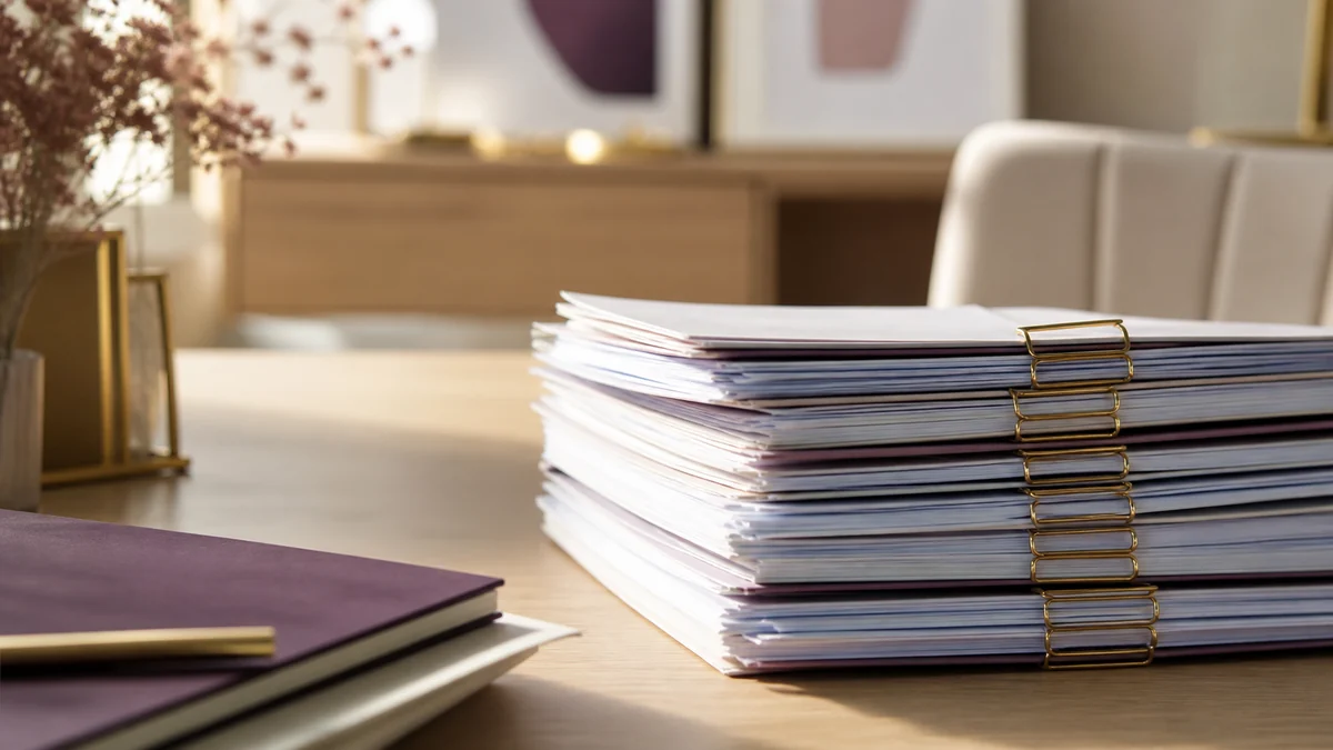 Dossiers numériques classés et agenda pour une organisation administrative fluide au quotidien